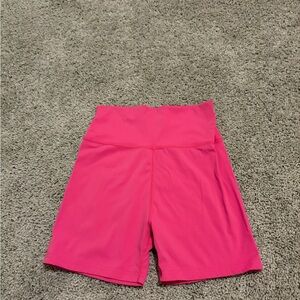 Daily Drills Vibrant Pink Bike Shorts